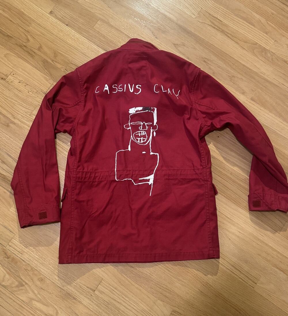 LNWOT Supreme Fall 2013 Red Basquiat Cassius Clay M-65 Field Coat + Liner M NR